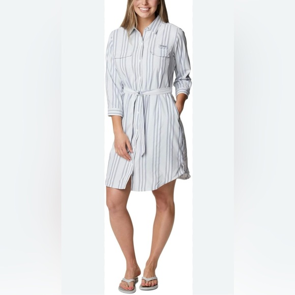Columbia Dresses & Skirts - Columbia PFG Sun Drifter Button Up Dress Small